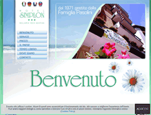 Tablet Screenshot of hotelsimplon.it